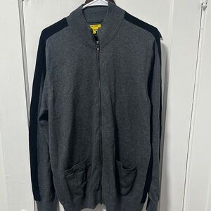 Men's Five Four Gray and Black Sweater